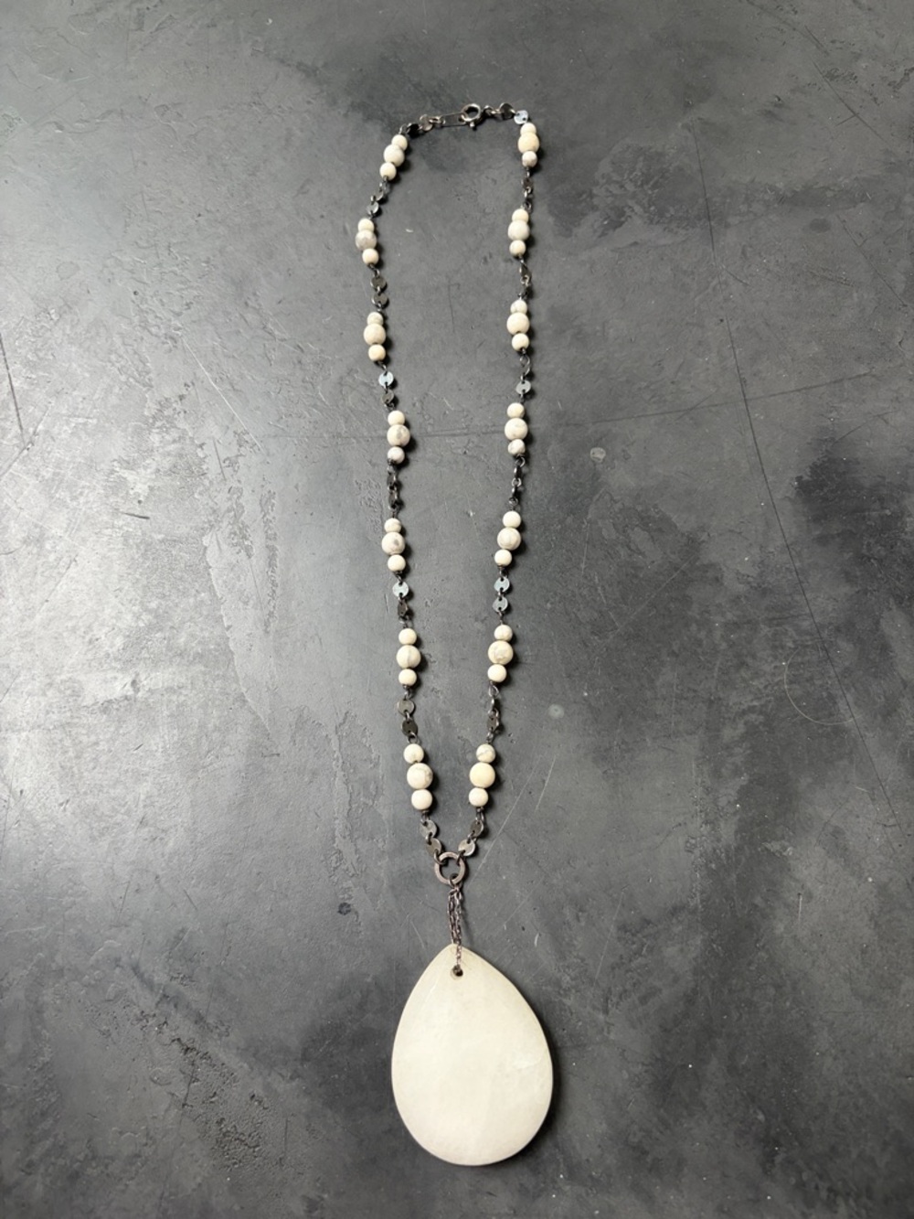Crystal Cut Gemstone Necklace